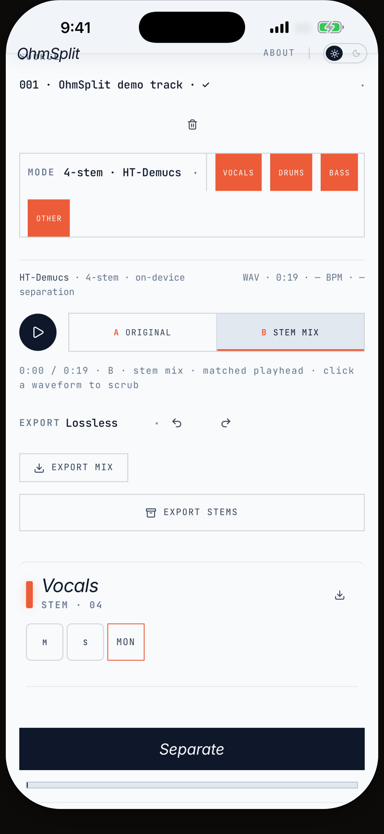 Ohm Split screenshot 3