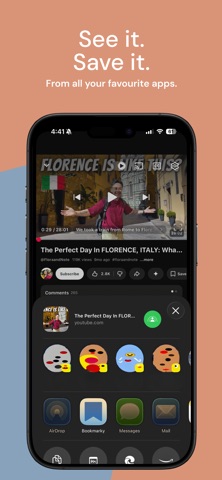 Bookmarky: Save,View,Organize Screenshot 2 of 6