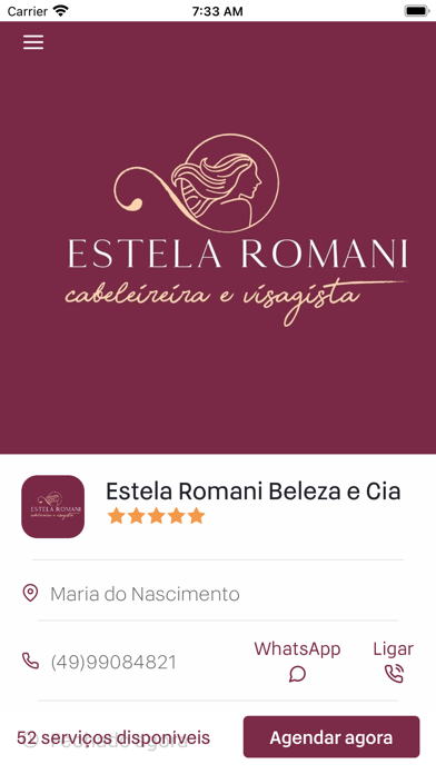 Estela Romani Beleza e Cia Screenshot