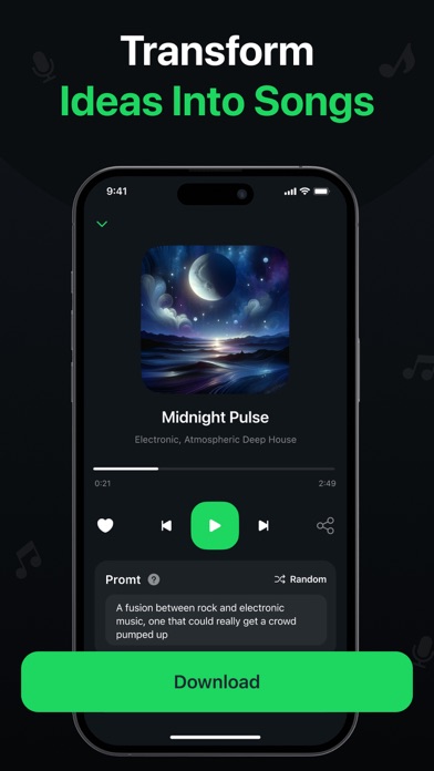 AI Music & Song Generator Screenshot