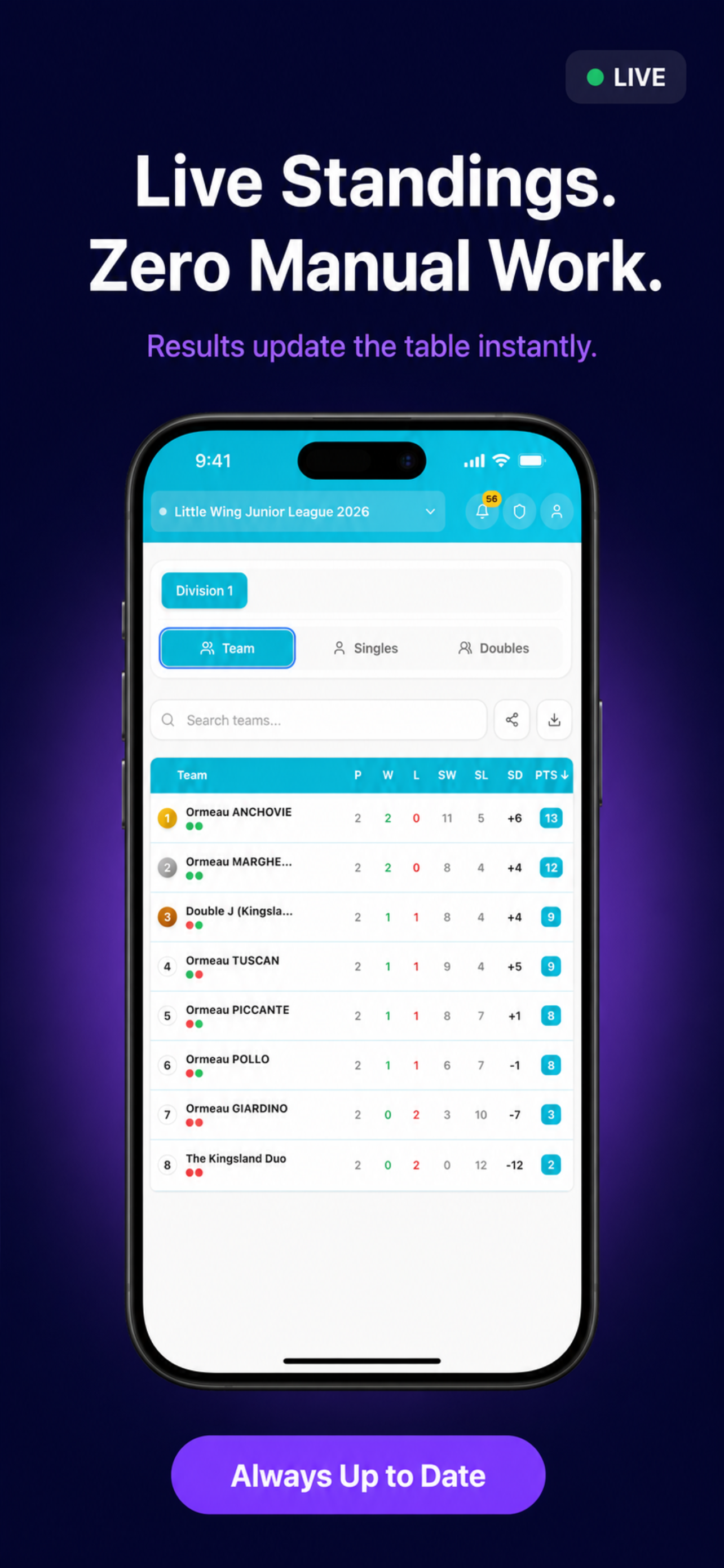 EZAi Leagues screenshot 4