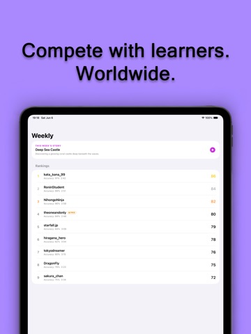 KanaPulse: Learn Japanese! iPad screenshot