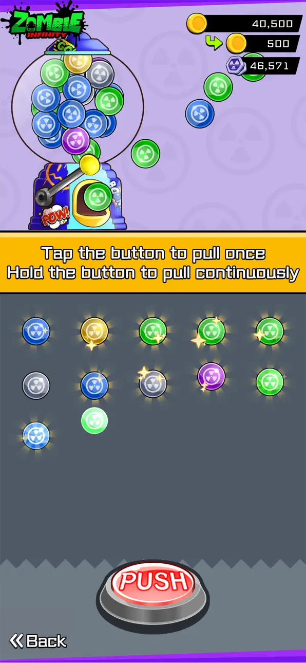 Zombie Infinity Hack screenshot 5 - iOS game interface