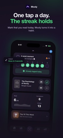 Mooly - Book Tracker & TBR screenshot