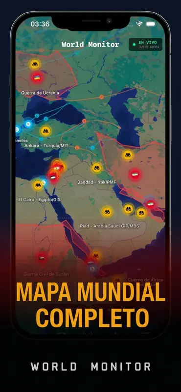 World Monitor Alertas ao Vivo screenshot 4 of 6