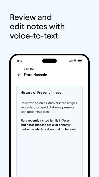 Abridge for Clinicians Screenshot