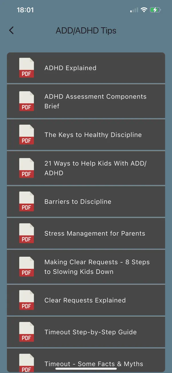 Screenshot #3 pour Dr. Al's Parenting Tips & Tool