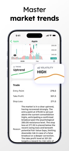 TradeGPT - AI Trading Bot iPhone screenshot