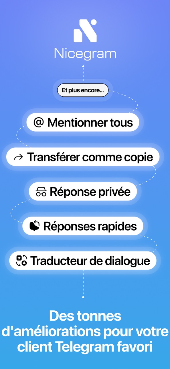 Nicegram: AI Chat for Telegram Modded screenshot 9 - iOS app interface