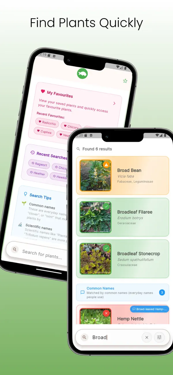 Screenshot #1 pour The Tortoise Table Plant DB