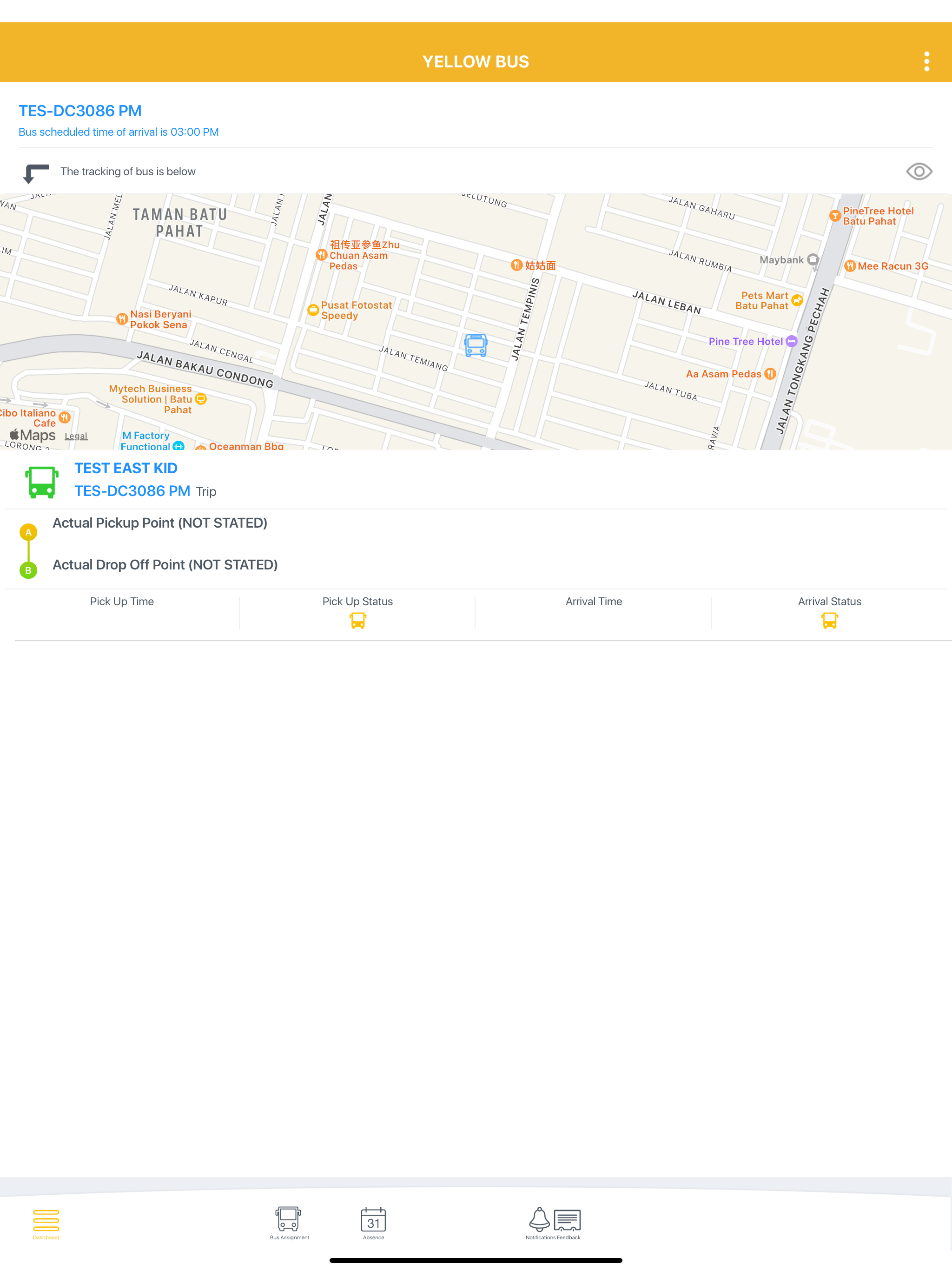 Yellow Bus Parent App screenshot 11