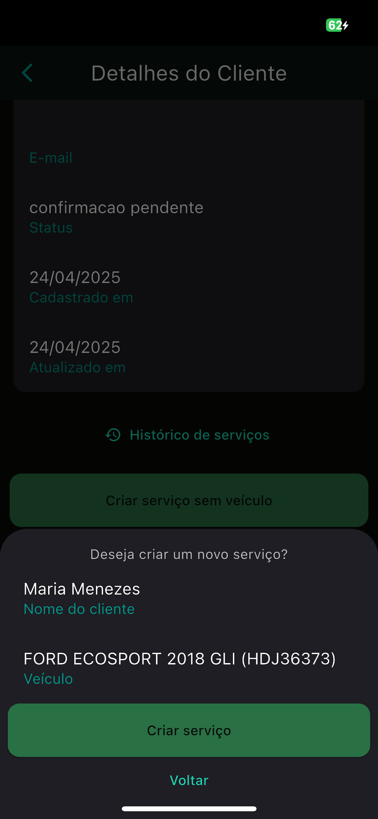 Oficinei Mobile screenshot 2