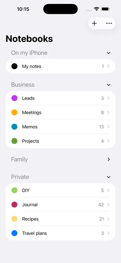c.Notes screenshot 1