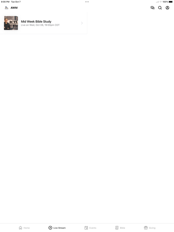 Andy Woods Ministries App iPad screenshot 2 - Education app