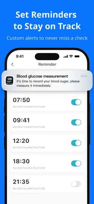 Blood Sugar & Glucose Tracker screenshot 2