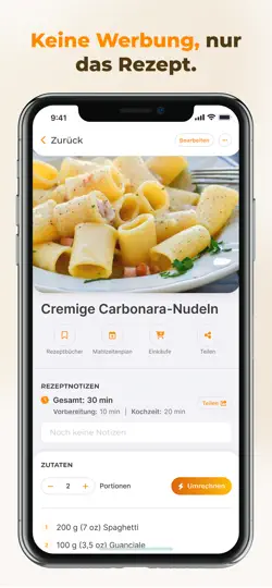 Screenshot von Youmeal: Rezept Organizer auf dem iPhone 3