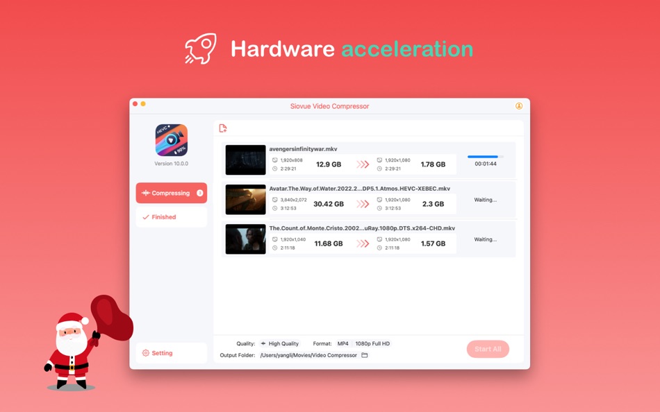 #6. Siovue Video Compressor (macOS) 由: Siovue Technology Co.,Ltd.