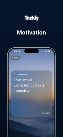 Tazkiy: Muslim 70 Day Habit iPhone screenshot