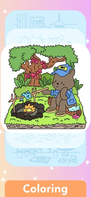 Cozy Coloring Book: Color App screenshot 3