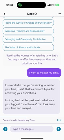 DeepQ: AI Horoscope & Tarot iPhone screenshot