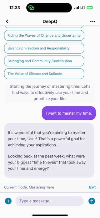 DeepQ: AI Horoscope & Tarot Screenshot 2 of 6