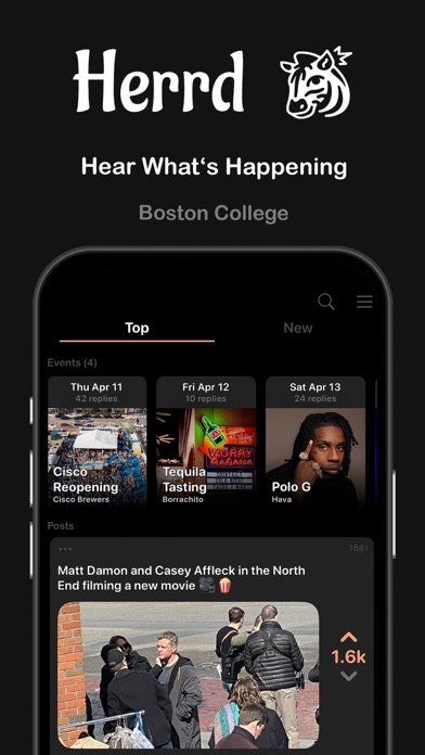 Herrd - Hear What's Happening Screenshot