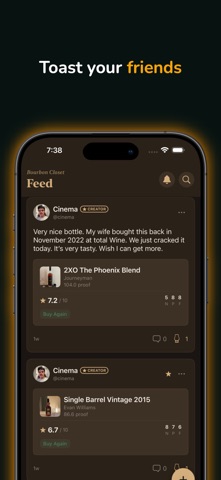 BourbonCloset - WhiskyTracker screenshot