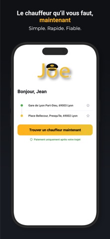 Joe – Commandez votre course Screenshot 1 of 6