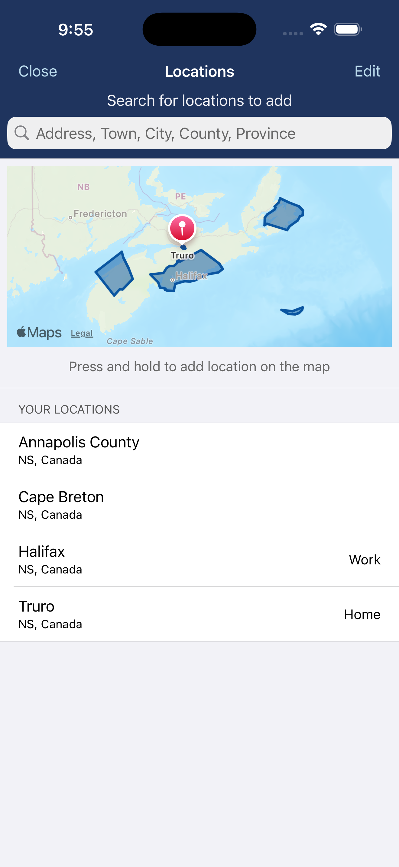 Nova Scotia Emergency Alert screenshot 6