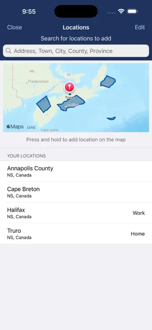Nova Scotia Emergency Alert iPhone screenshot 6