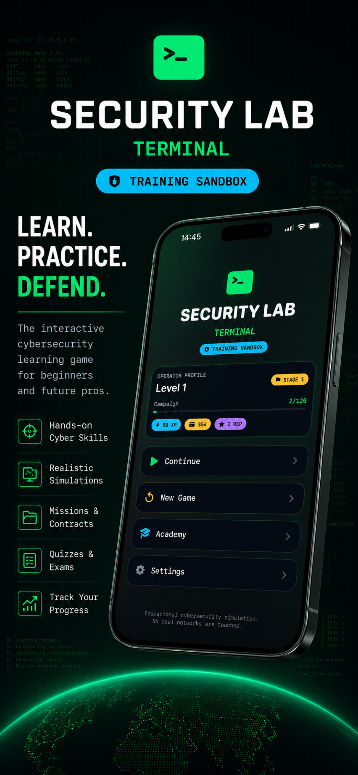 Security Lab: Terminal screenshot 4