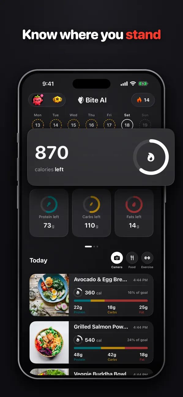 Screenshot #3 pour Bite AI: Calories en Photo