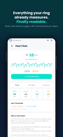 Ringlo: Smart Ring Health Screenshot 8 of 10