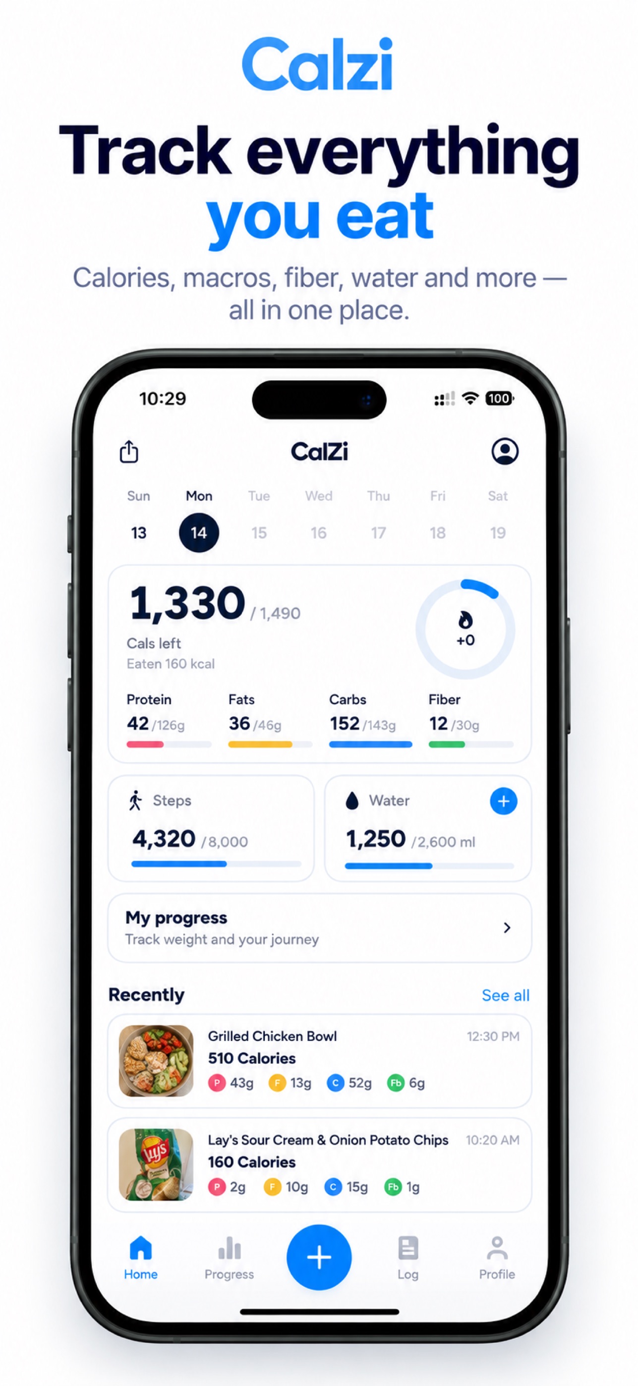Screenshot 4 of Calzi: Food Tracker & Scanner