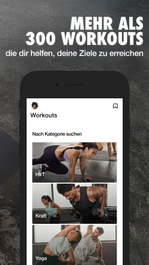 Screenshot von Nike Training Club auf dem iPhone 3