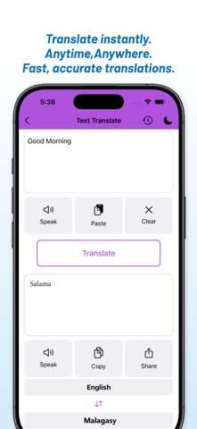 English - Malagasy Translator screenshot