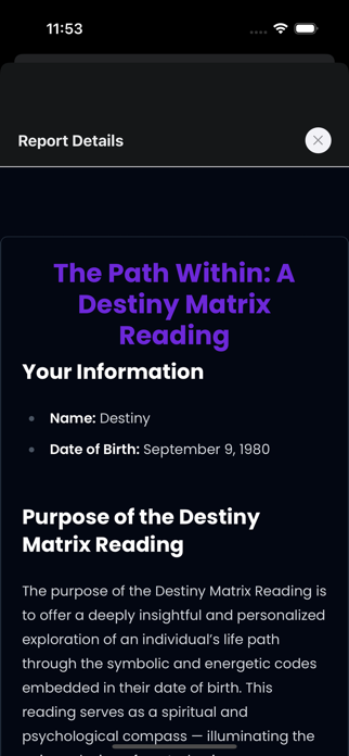 Destiny Matrix Chart Calculate Screenshot 2 of 5