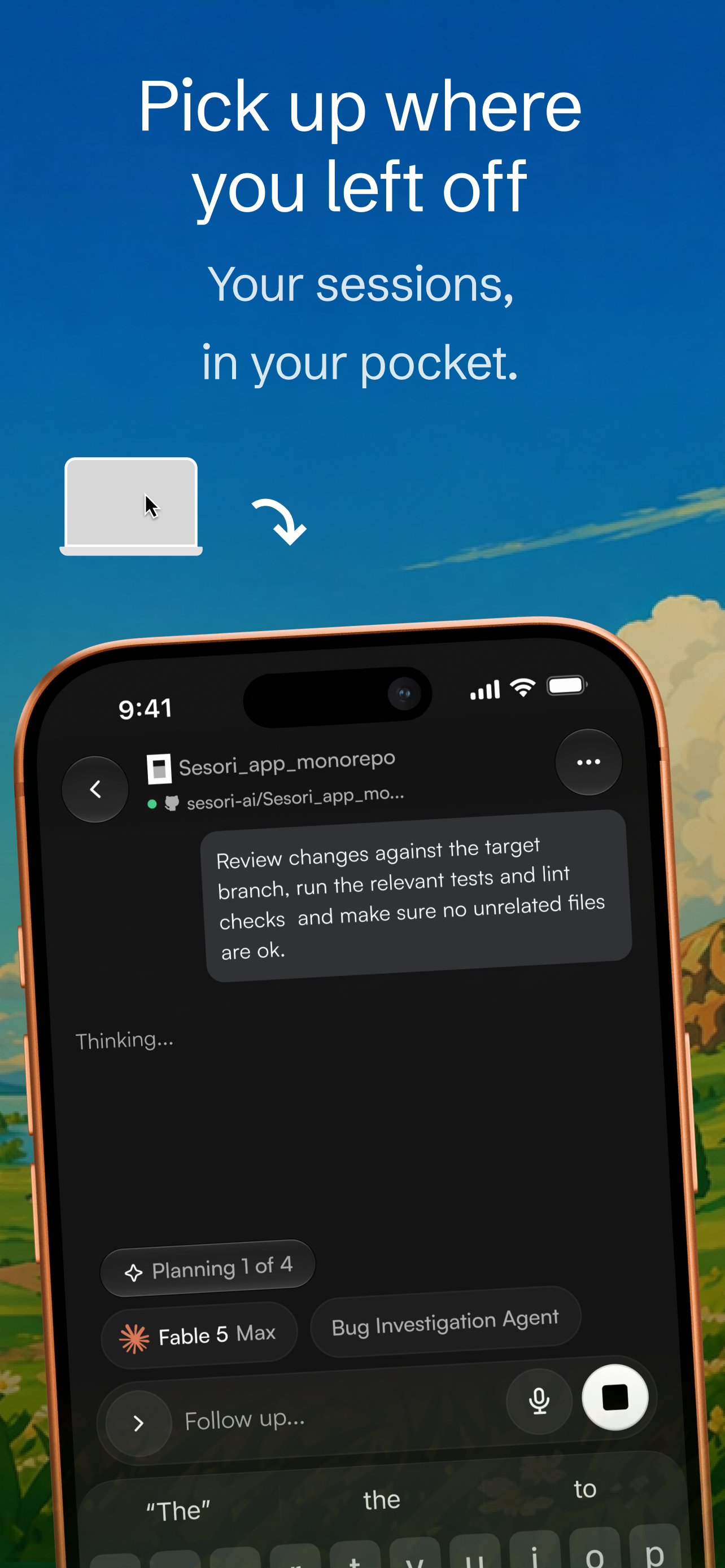 Sesori: Mobile AI Coding screenshot 4