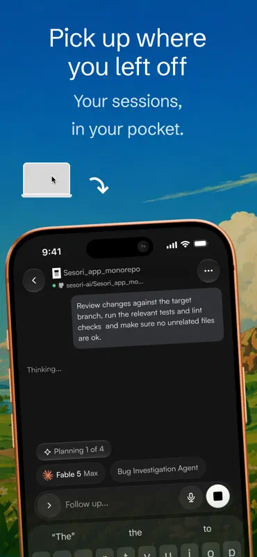 Sesori: Mobile AI Coding screenshot 4 of 10