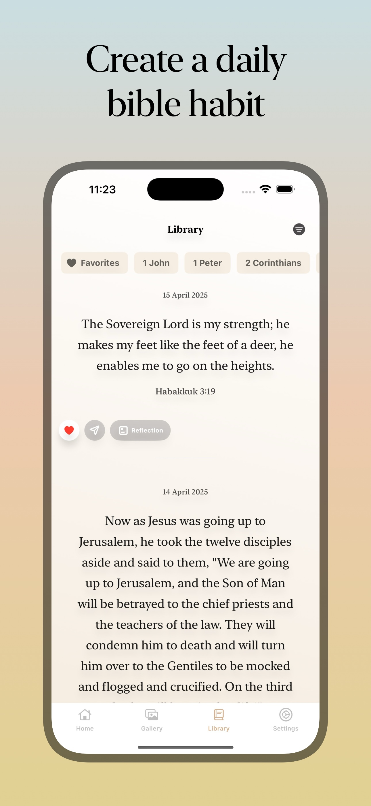 Verse of the day: Daily prayer
