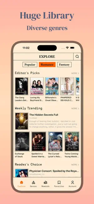HappiReads - Romance Novels screenshot 2