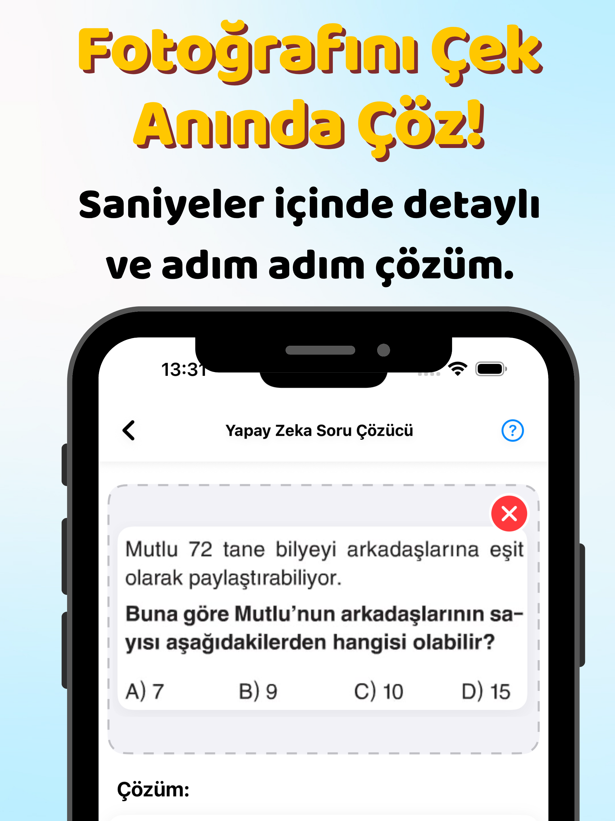 10. Sınıf Tüm Dersler Test Çöz screenshot 14