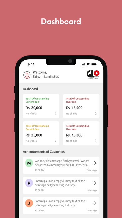 Screenshot 3 of GloBiz App