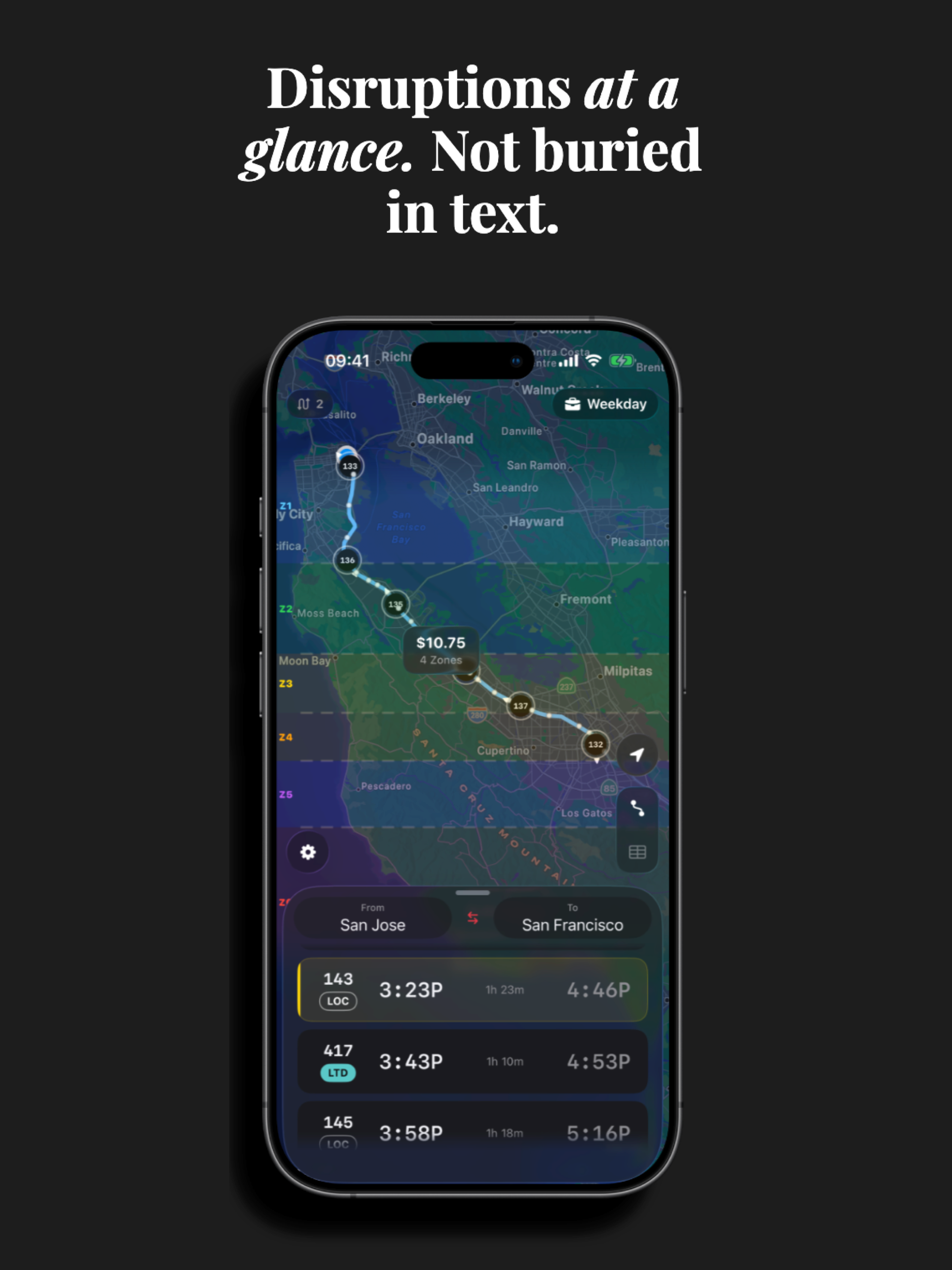 Caltrain Schedule & Tracker