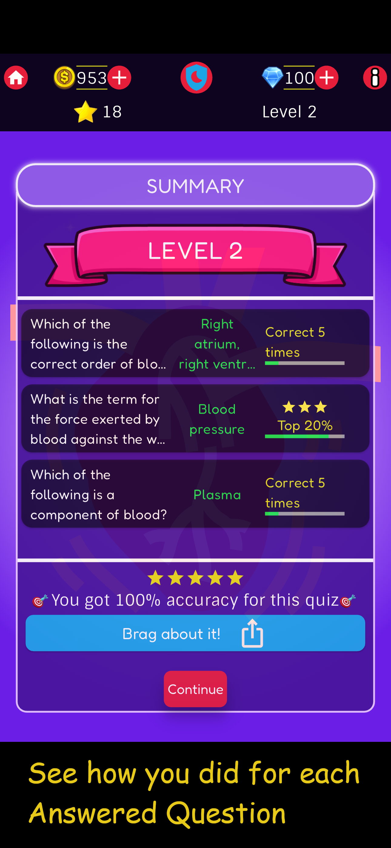Anatomy Quiz: Trivia Body Game screenshot 8