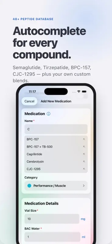 ShotTrackr: GLP-1 & Peptide screenshot 7 of 10