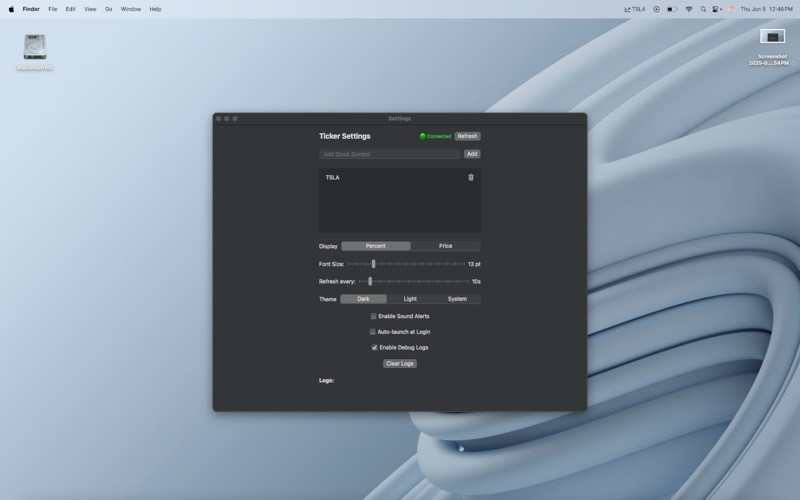 QuoteBreeze app screenshot