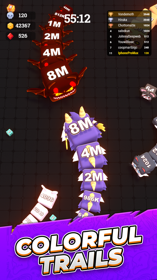 #7. Jelly Cube Snake io (iOS) Tekijänä: puzzle studio