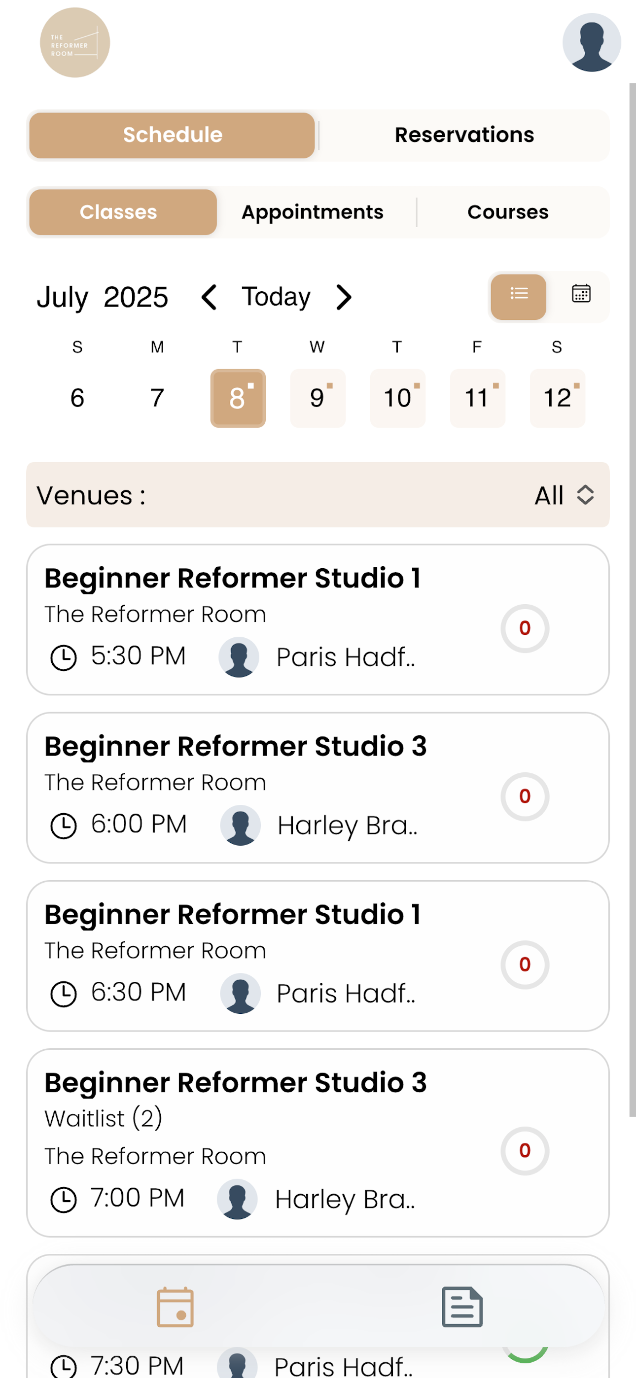 The Reformer Room screenshot 1