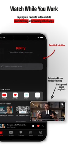 YouTube PiP Floating Player Screenshot 1 of 8